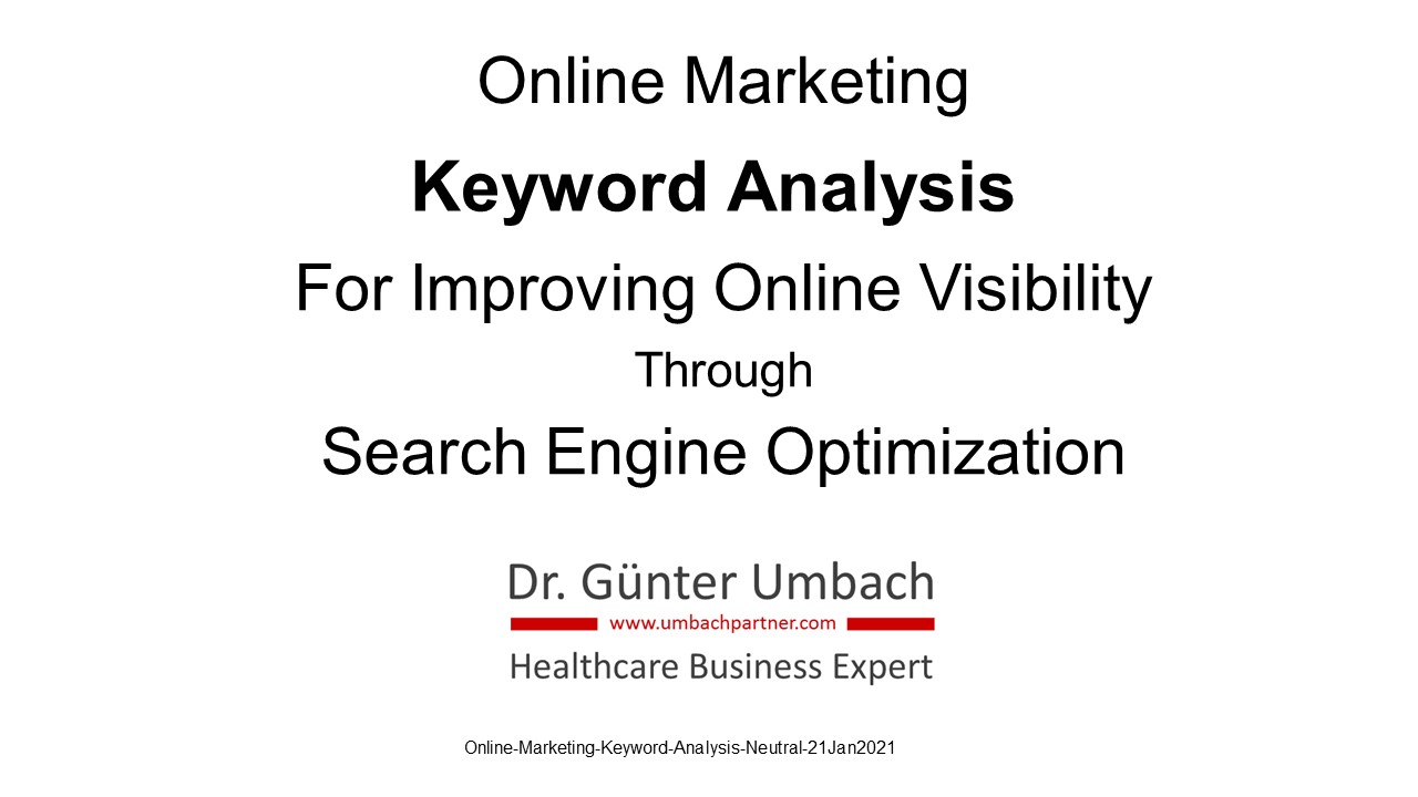 Online-Marketing-Keyword-Analysis