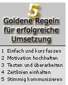 goldene Regeln für die Umsetzung - Umbach