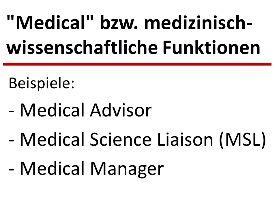 Medical-Funktionen Medical-Funktionen